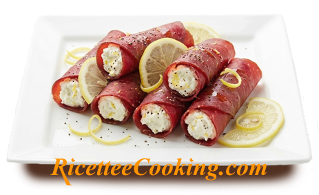 Involtini di bresaola alla ricotta